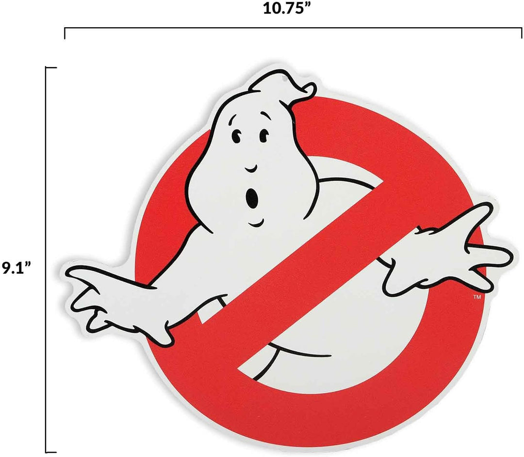 Ghostbusters Metallschild mit klassischem Logo – Vintage-Ghostbusters-Schild für Männerhöhle, Filmzi