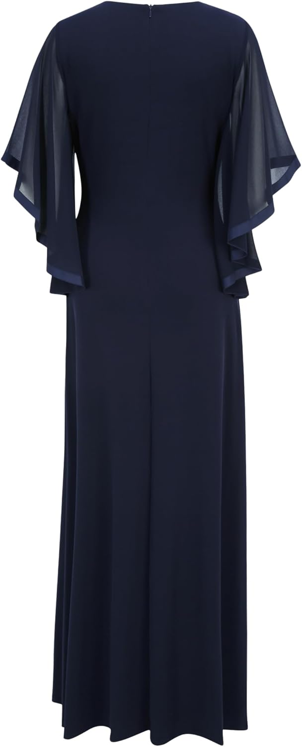 Vera Mont Damen 4710/4589 Kleid 38 Dunkelblau, 38 Dunkelblau