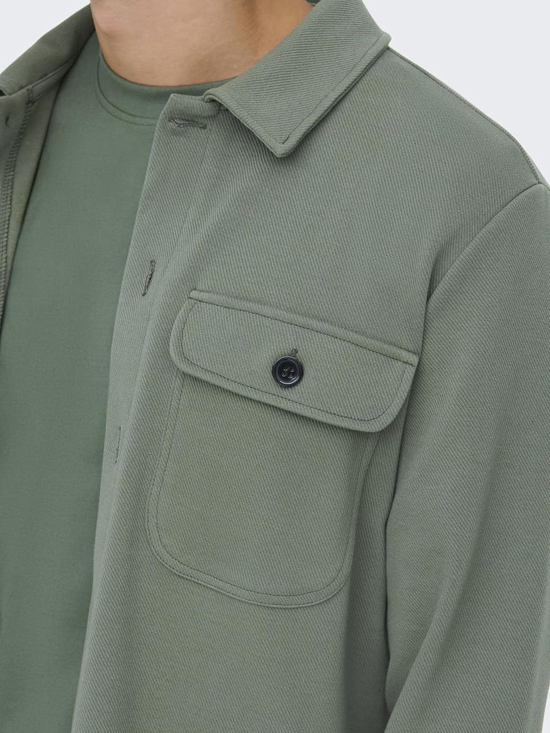 ONLY & SONS Male Hemd ONSNEWKODYL Hemd XS Castor Gray, XS Castor Gray