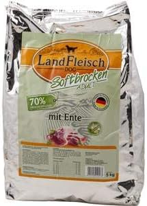 Landfleisch Dog Softbrocken Adult mit Ente, 1er Pack (1 x 5 kg)