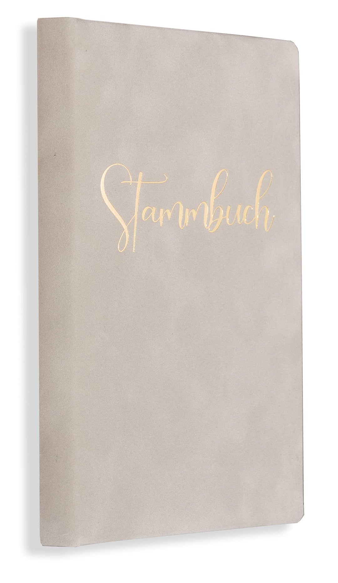 Stammbuch grau Samt Lene Klemmschiene Hochzeit Stammnbuch der Familie incl. Einleger