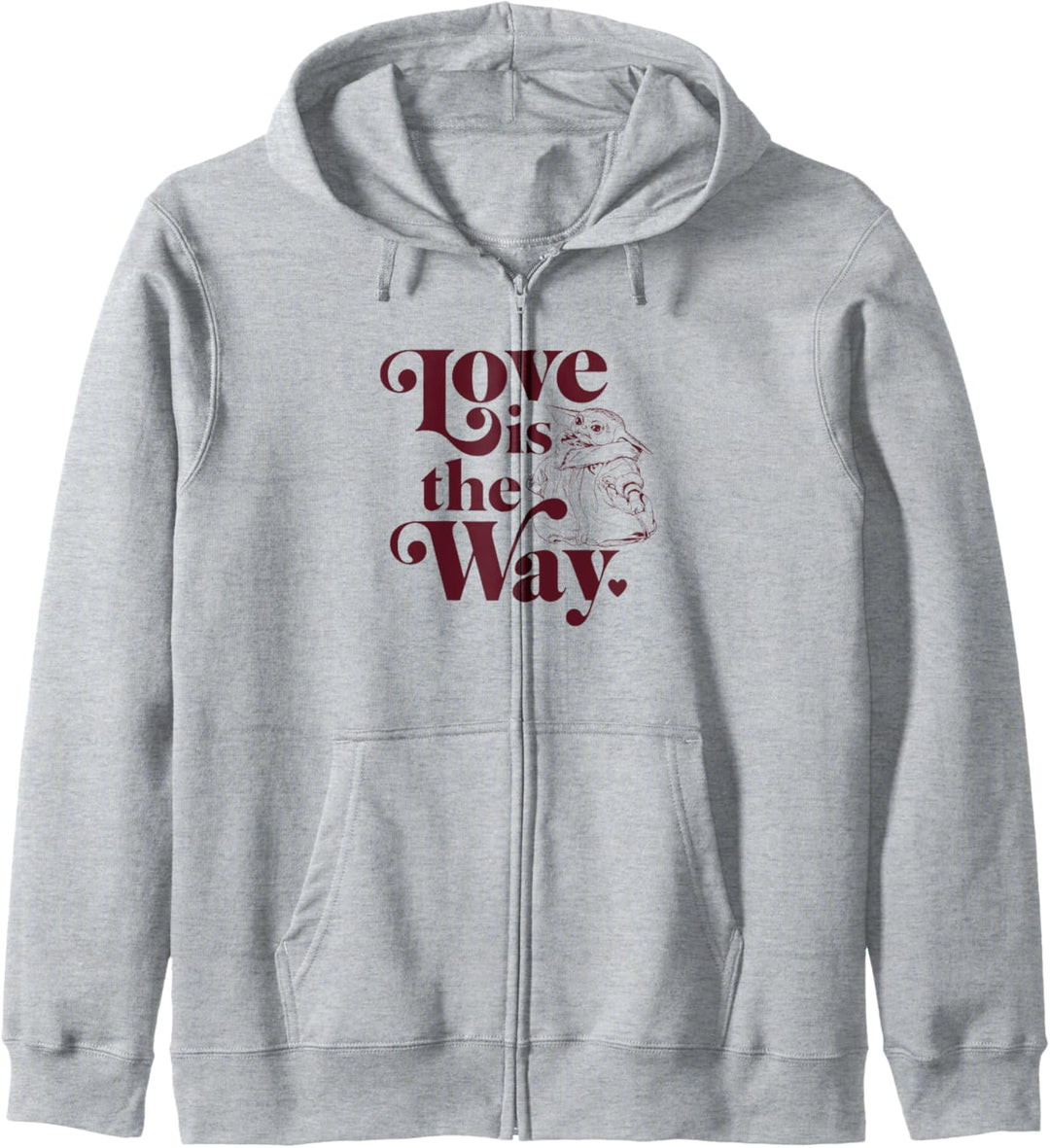 Star Wars: The Mandalorian The Child Valentine The Love Way Kapuzenjacke