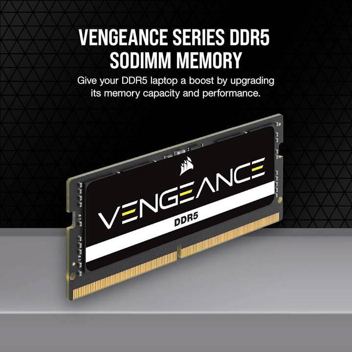 Corsair VENGEANCE SODIMM DDR5 RAM 8GB (1x8GB) 4800MHz CL40 Intel XMP iCUE Kompatibel Computer Speich
