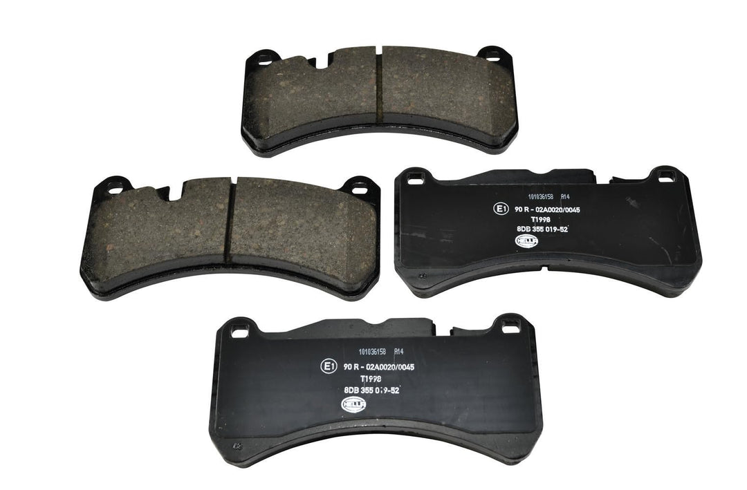 HELLA PAGID 8DB 355 019-521 Bremsbelagsatz - T1998 - Dicke/Stärke: 16.2mm - Bremssystem: Brembo - fü