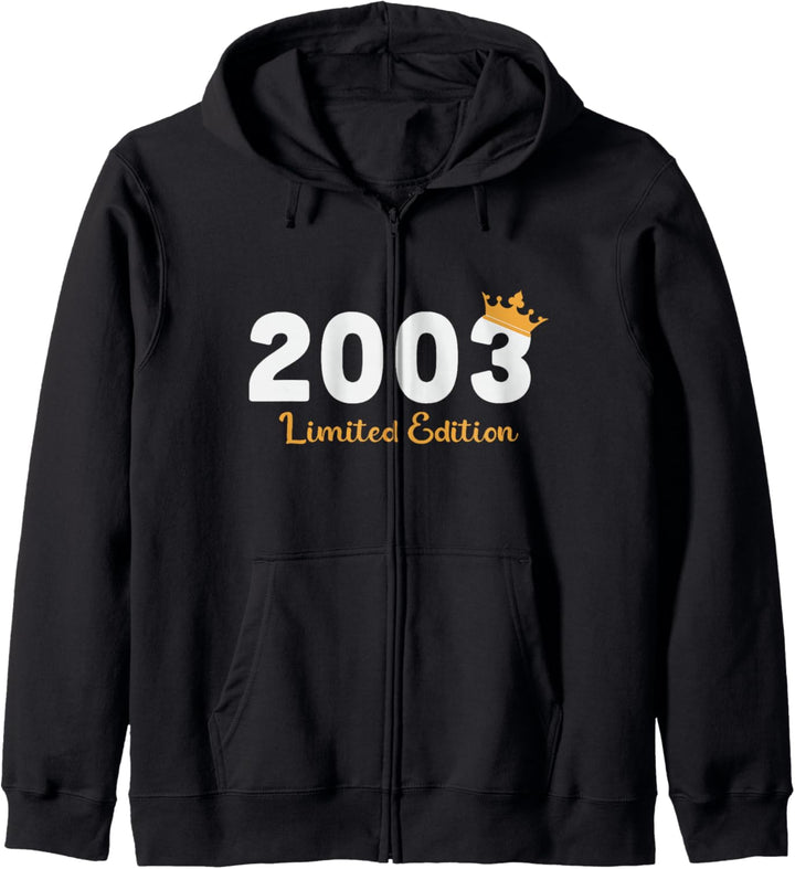 21. Geburtstag Mann Frau 21 Jahre 2003 Deko Lustig Geschenk Kapuzenjacke
