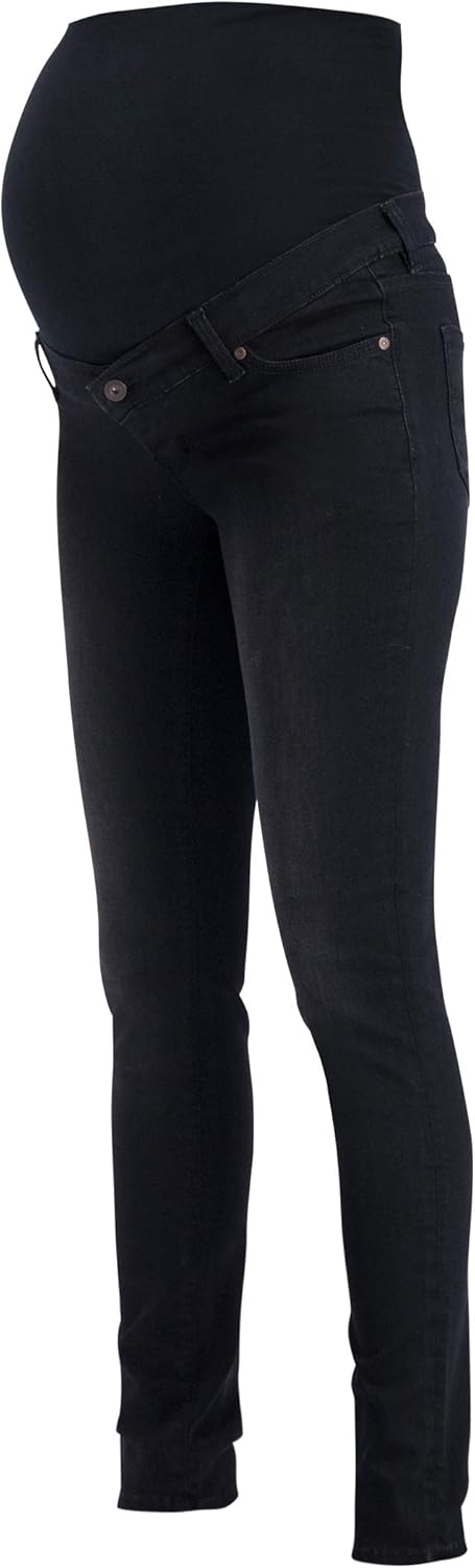 Noppies Damen Jeans OTB Skinny Avi Everyday Black Umstandsjeans 38W / 30L Schwarz (Everyday Black C3
