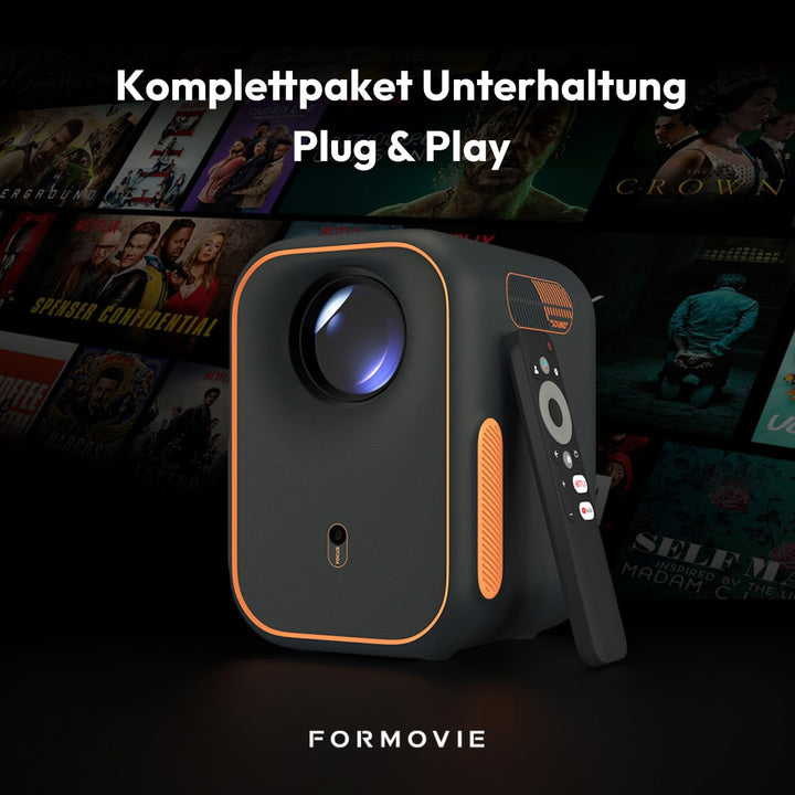 [Netflix Zertifiziert] Formovie Xming Episode One, Beamer Projektor mit WiFi Bluetooth, Netflix Goog