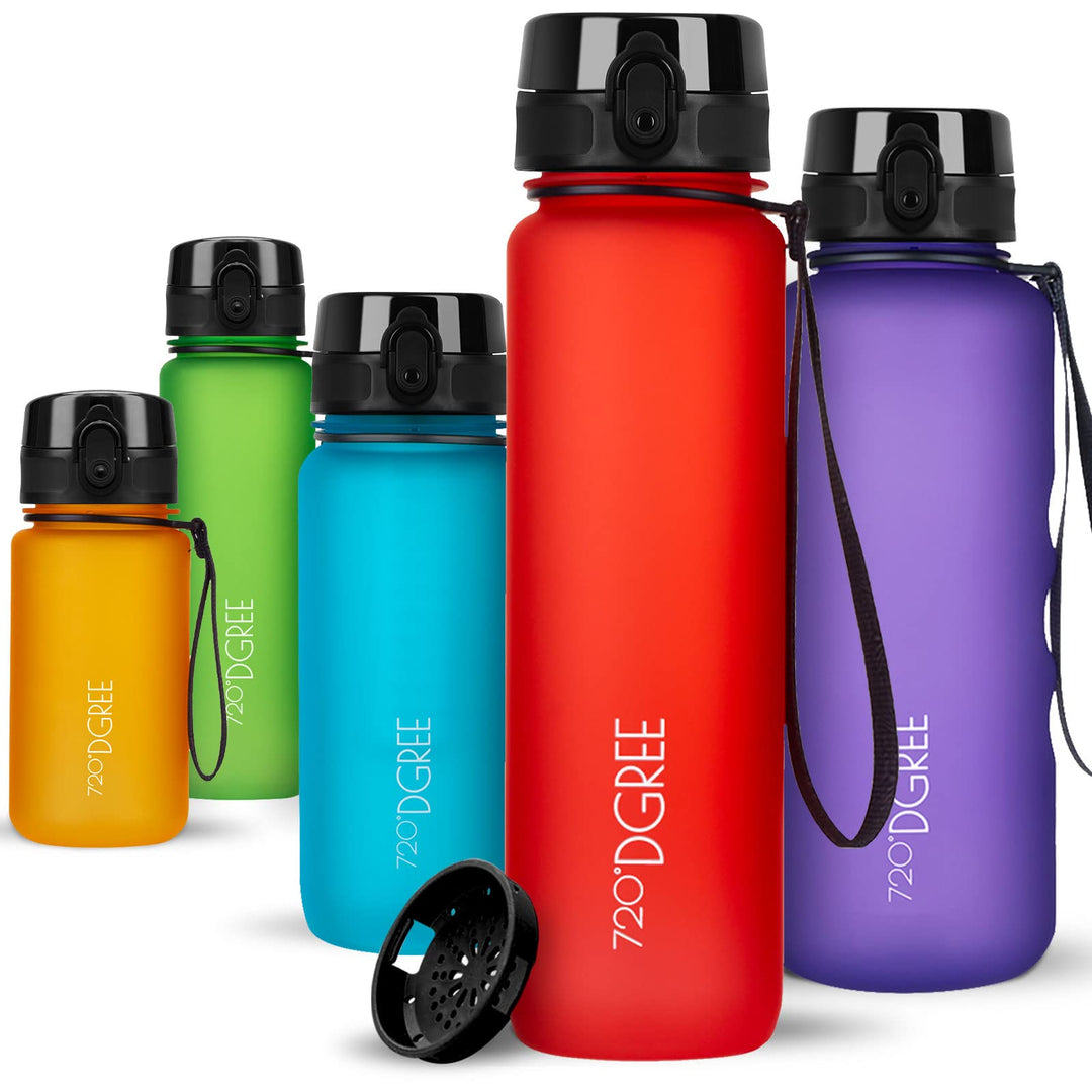 720°DGREE Trinkflasche “uberBottle“ +Sieb - 350ml, 500ml, 650ml, 1000ml, 1,5l, 2l - BPA-Frei - Wasse