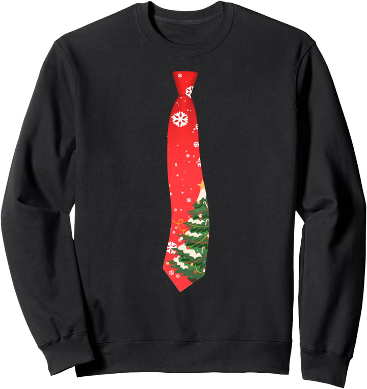 Weihnachten Krawatte Lustiges Schlips Geschenk Jungen Herren Sweatshirt