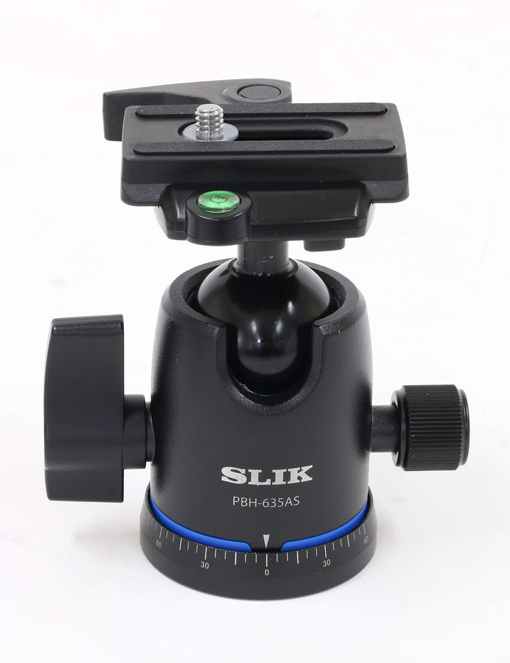 Slik PBH-635AS Stativkopf mit Kugelkopf, mit Arca-Swiss kompatibles Schnellwechselsystem, PBH-635AS