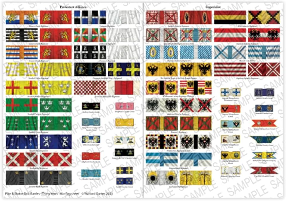 Warlord Games Thirty Years War Infantry Battalia - Kunststoff-Miniaturen für Hecht &amp; Shotte Epic Bat