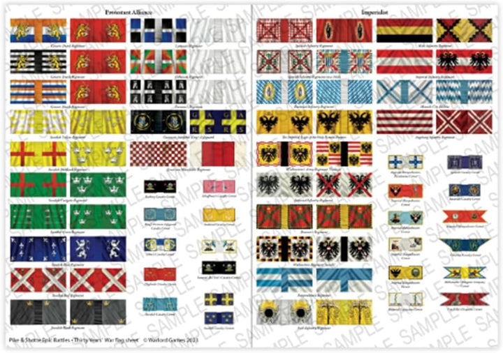 Warlord Games Thirty Years War Infantry Battalia - Kunststoff-Miniaturen für Hecht &amp; Shotte Epic Bat