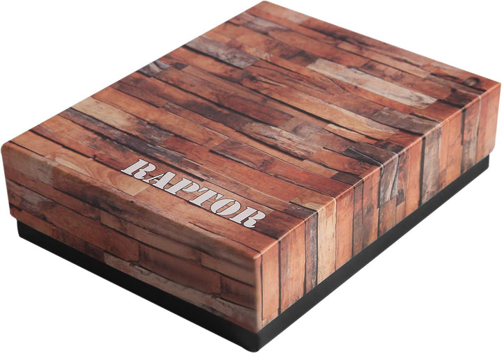 Raptor Damen - Geldbörse Echtleder Druckknopfverschluss 19x10cm RA40044 Anthrazit, Anthrazit