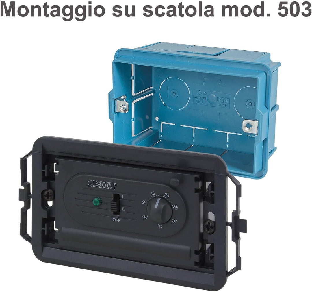 POLY POOL | PP1462.1 Elektronischer Raumthermostat zur Unterputzmontage, kompatibel mit vielen komme