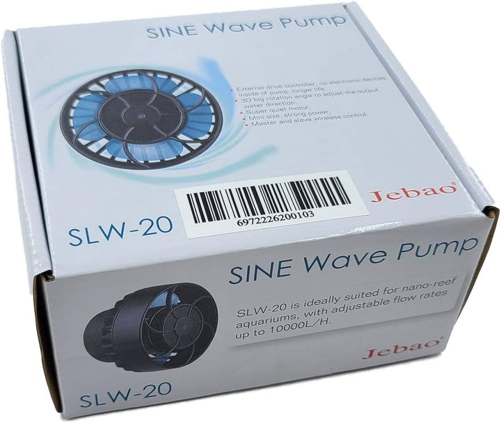 Jebao SLW Wave Maker Strömungspumpe mit Controller für Meeresriffaquarium (SLW-20) EU Stecker 1 Coun
