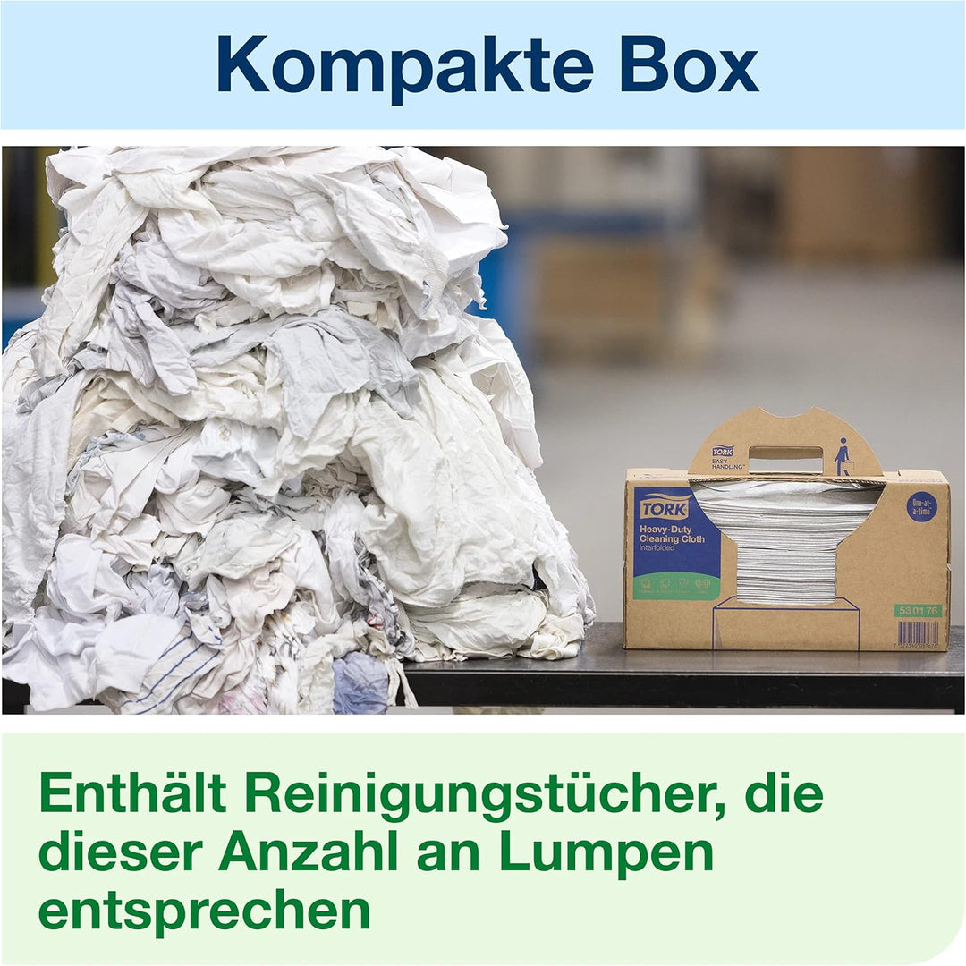 Tork Mehrzweck Reinigungstücher Weiss W7, Einzeltuchentnahme, 1 x 210 Tucher, 510172