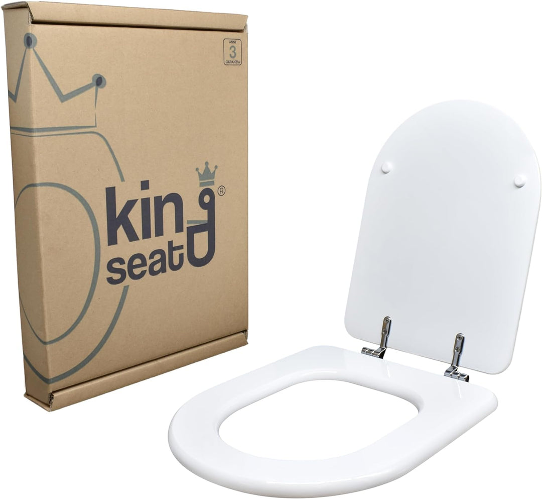 Sì WC-Sitz, Polyester, Clodia, Weiss