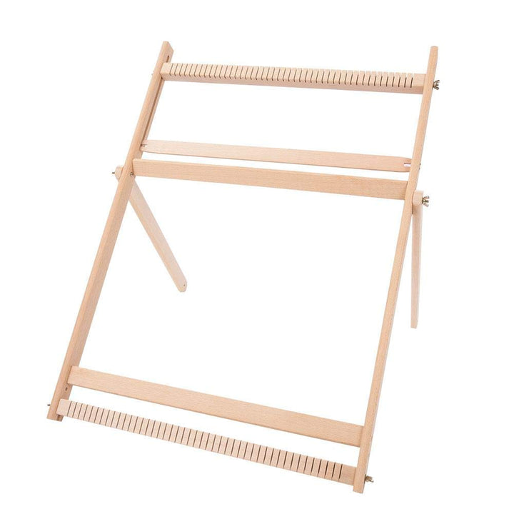 BHDD Webstühle mit Ständer, Multi-Handwerk Webstuhl Kit Verstellbarer Webrahmen Massivholz Abdeckung