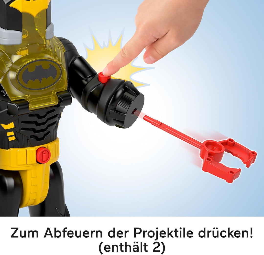 Fisher-Price Imaginext DC Super Friends einsetzbarer Batman mit Exo-Anzug als ca. 30 cm grosser Rob