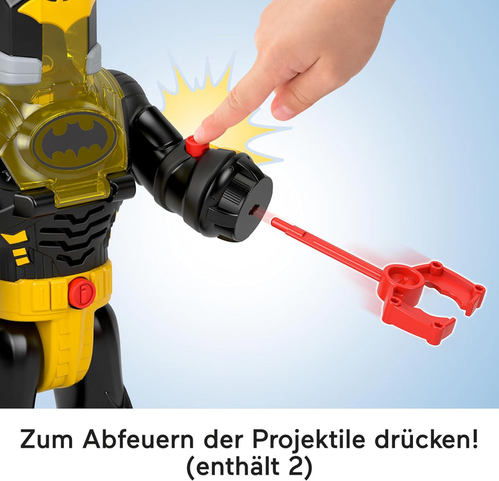 Fisher-Price Imaginext DC Super Friends einsetzbarer Batman mit Exo-Anzug als ca. 30 cm grosser Rob