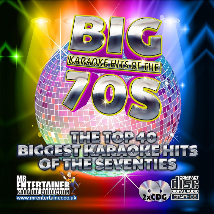 Mr Entertainer Big Karaoke Hits of The 70's (Seventies) CDG Pack. 40 besten Songs aus den siebziger