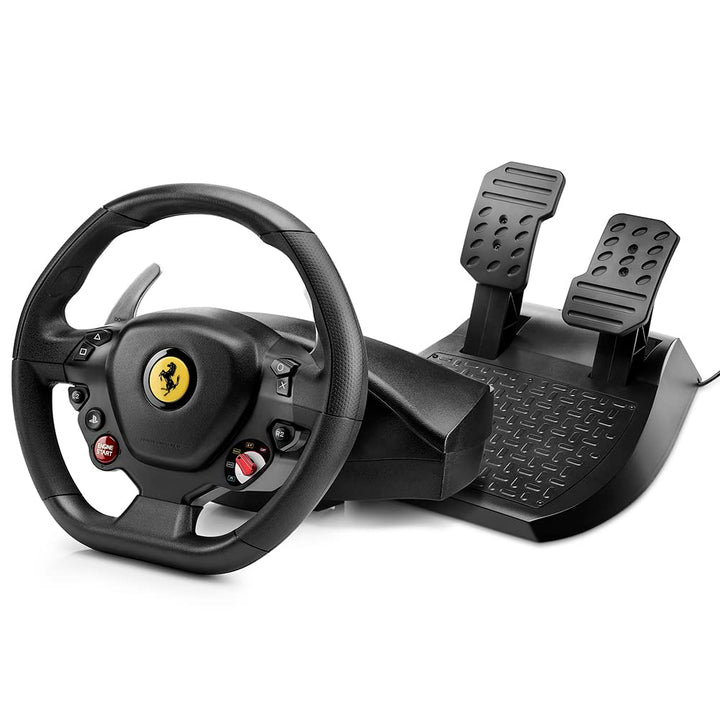 Thrustmaster T80 RW Ferrari 488 GTB Lenkrad - Realistisches Fahrerlebnis für PlayStation - Werde zum