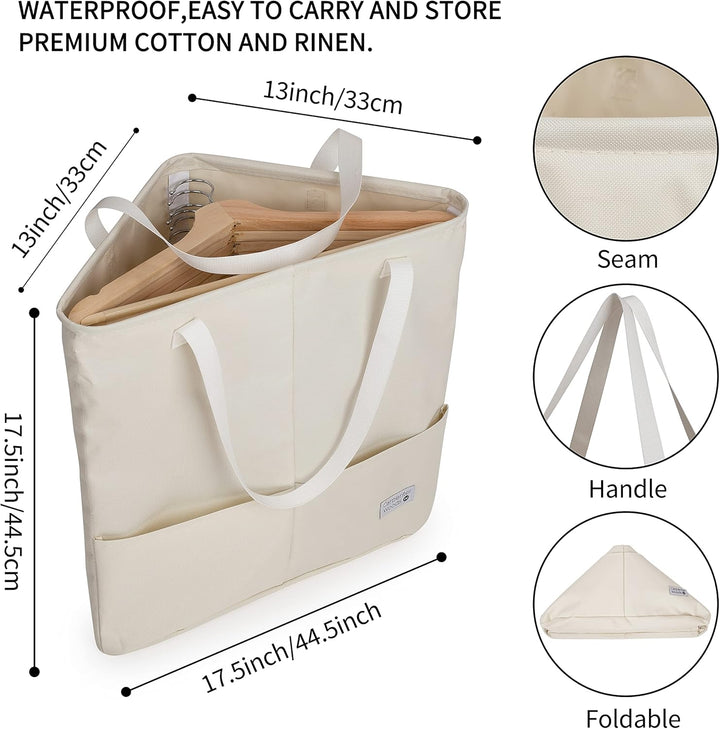 Clothes Hanger Organizer Bag with Handles, Hanger Holder, Hanger Storage, Hanger Stacker, Hanger Cad