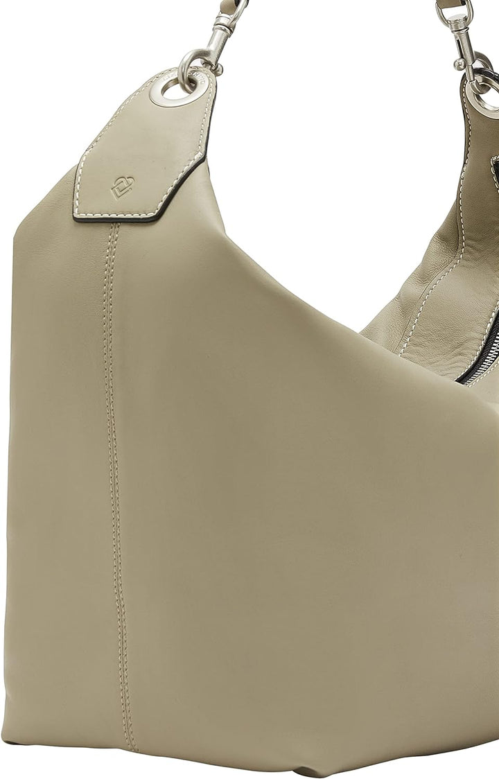 Liebeskind Damen Liza Hobo L French Grey, French Grey