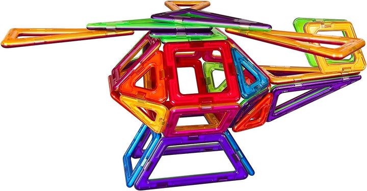 MAGNIKON Magnetische Bausteine Die Gravitation 62 Teile - Kinderspielzeug ab 3 Jahre, Magnete Kinder