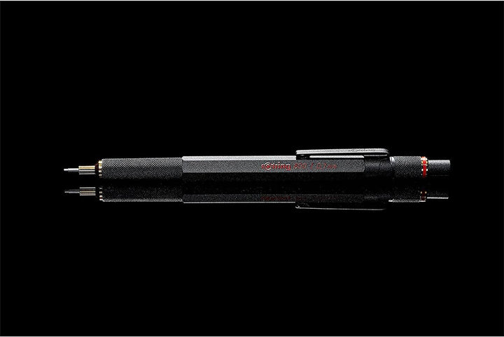 rOtring 800 Druckbleistift mit Einzug | 0,7 mm | Schwarz Schwarz 0,7mm Druckbleistift Single, Schwar