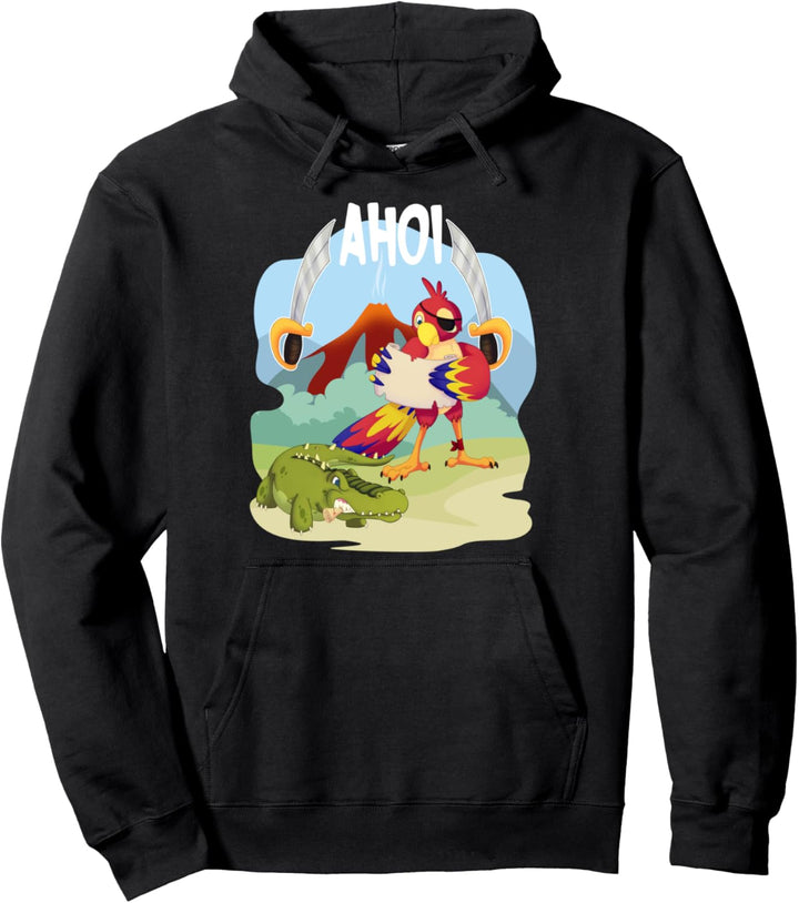 Piraten Vulkan Kinder Geburtstag Pirat Pullover Hoodie