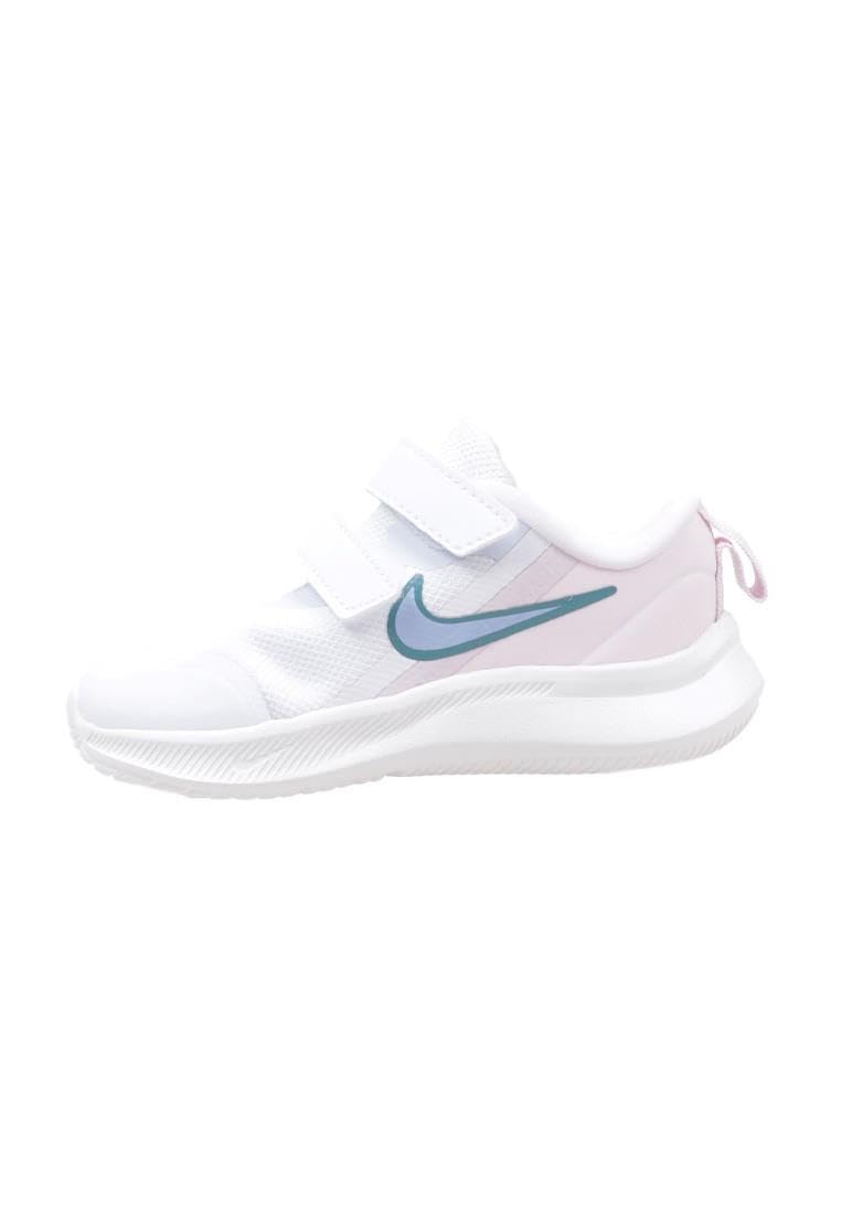 Nike Jungen Star Runner 3 Sneaker 28 EU Weiss Kobalt Bliss Pearl Pink, 28 EU Weiß Kobalt Bliss