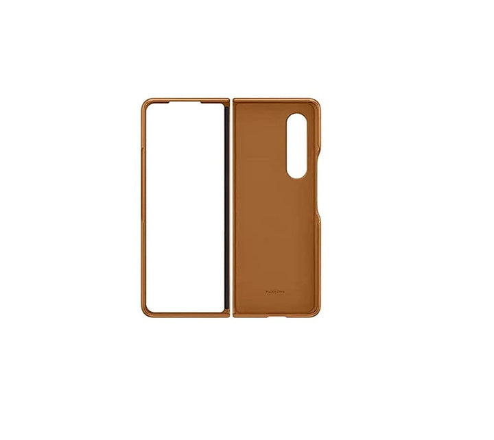 Samsung Leather Cover EF-VF926 für das Galaxy Z Fold3 5G Camel, Camel