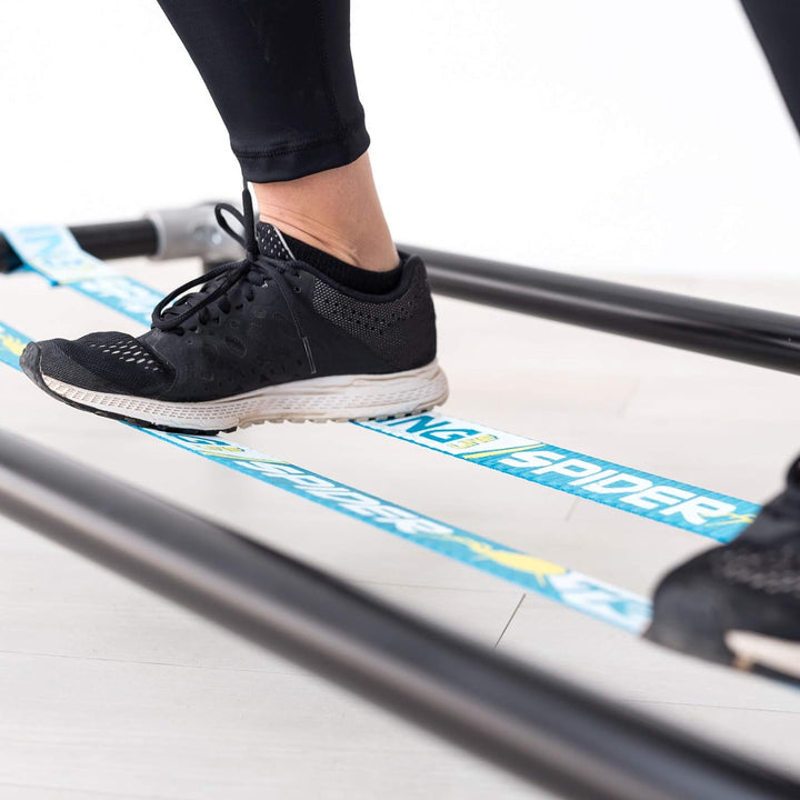 SPIDER SLACKLINE SIS02 - Slackgym - Indoor Slackline mit Verstellbaren Parallelen Lines - Wie im Fit