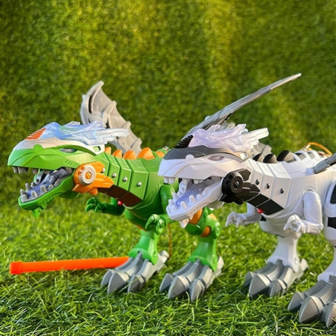 Srliya Nebelsprühroboter, Drachenspielzeug, für Kinder, Wandelnder Dinosaurier, Feuerspeiendes Wasse
