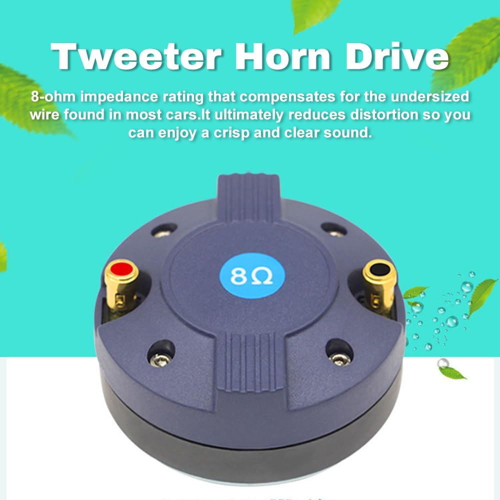 Yctze 200W Tweeter Treble -Kompressionstreiber mit Premium -Magnetmetallkonstruktion für das Zubehör