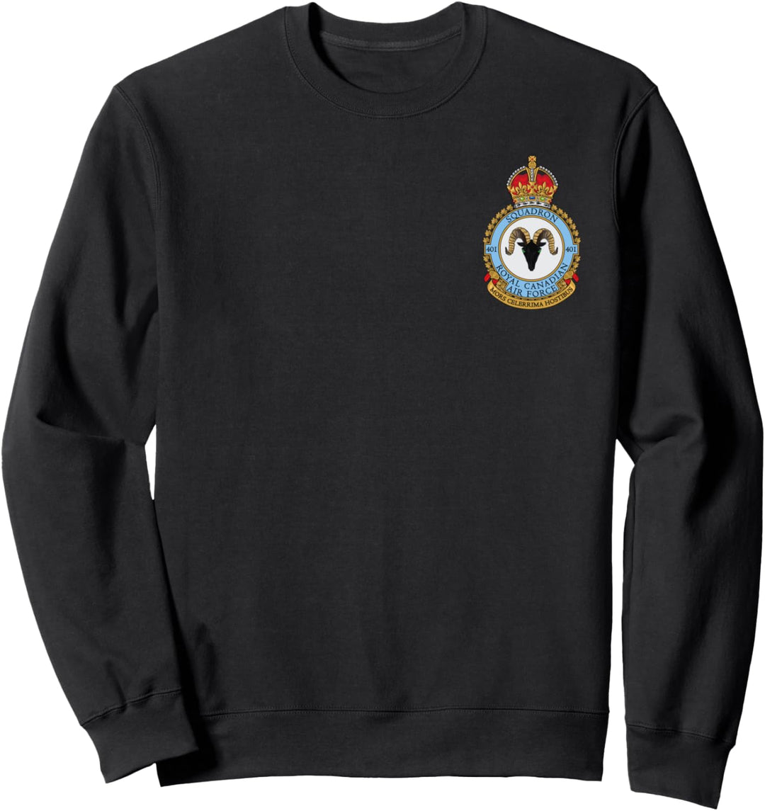 401 Tactical Fighter Squadron Royal Canadian Air Force Patch Sweatshirt