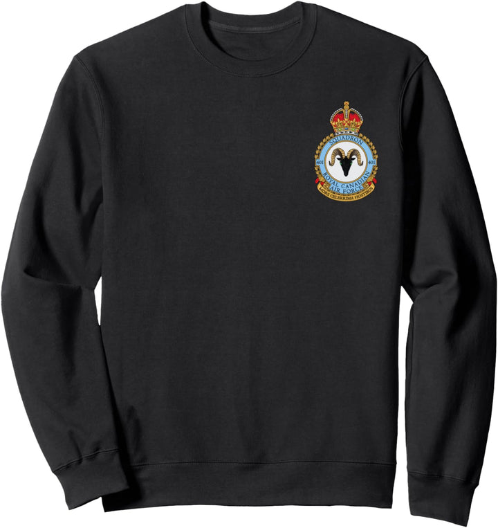401 Tactical Fighter Squadron Royal Canadian Air Force Patch Sweatshirt