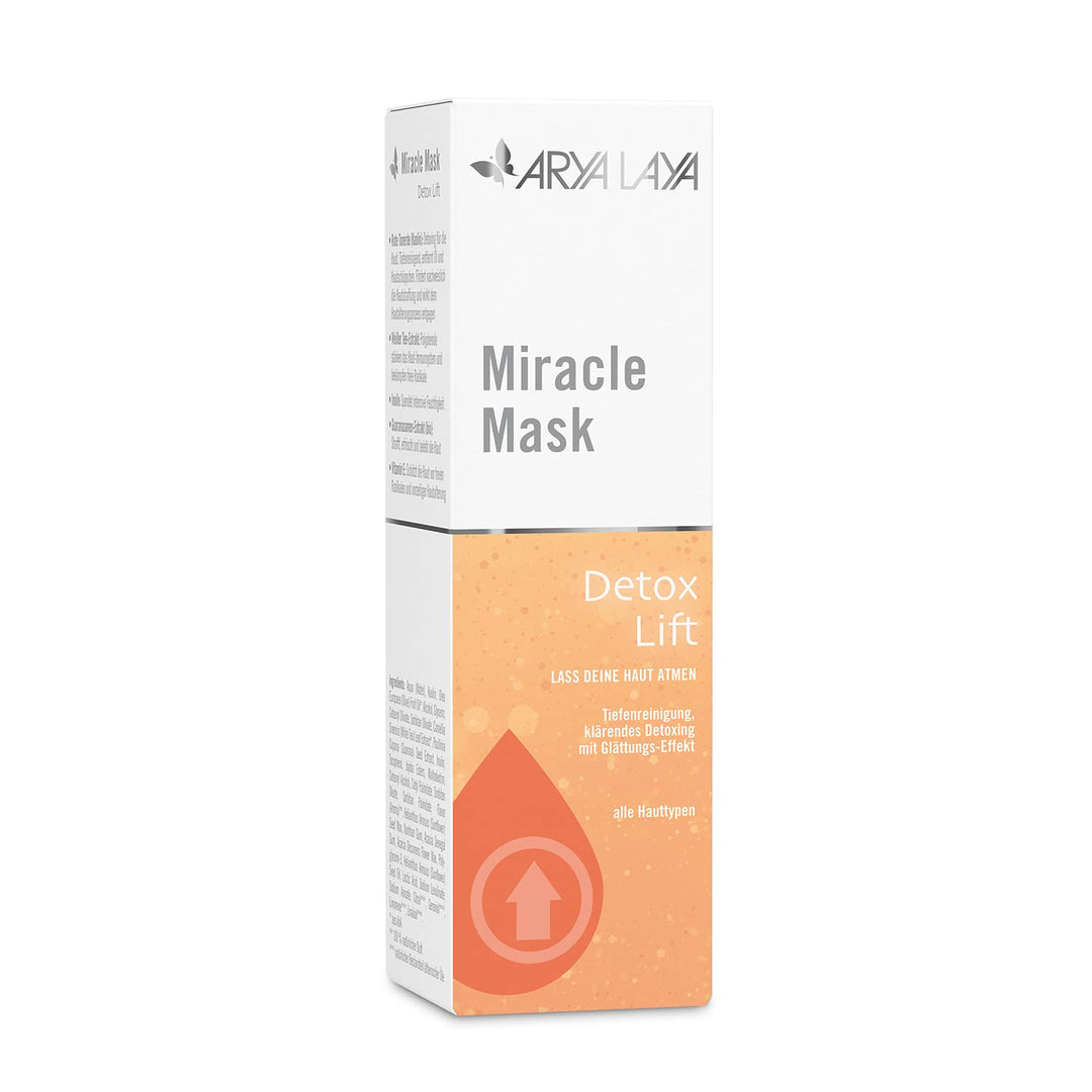 ARYA LAYA Miracle Mask Detox Lift, 50 ml: Gesichtsmaske zur Tiefenreinigung, klärendes Detoxing mit