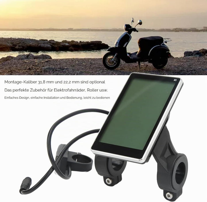 LCD Display 6 pin,Fahrradcomputer,Display Für Swagtron Eb7 Elektrofahrrad-Display Elektrisches Fahrr