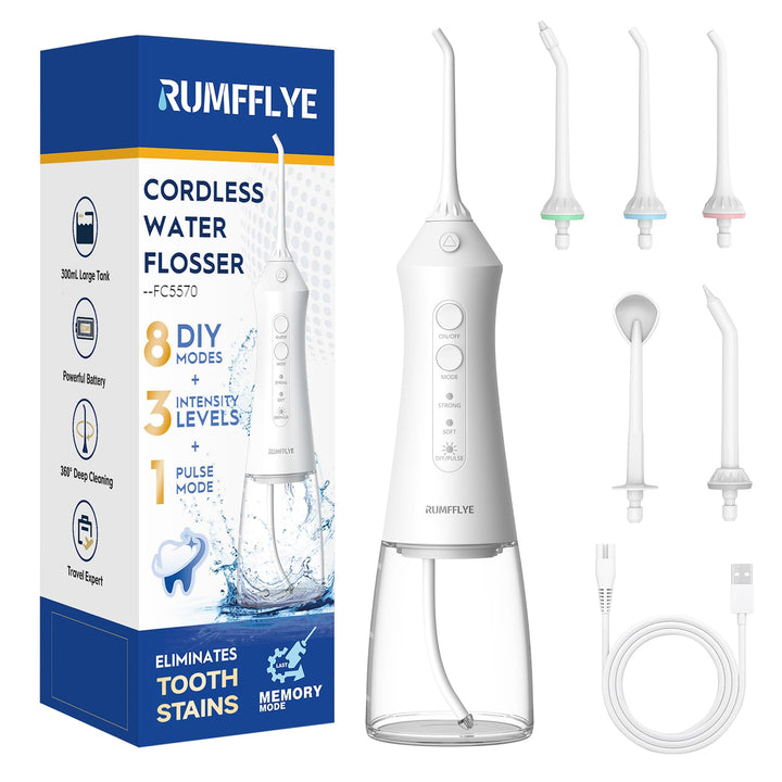 Munddusche Kabellos 4 Modi 12 Stufen Water Flosser 0.6MM Wasserstrahl Oral Elektrische Zahnseide Zah
