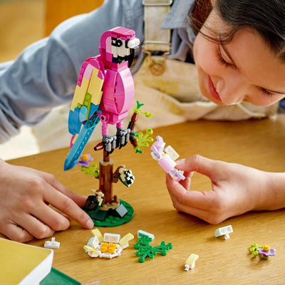 LEGO® Creator 31144 Exotischer pinkfarbener Papagei, Schwarz