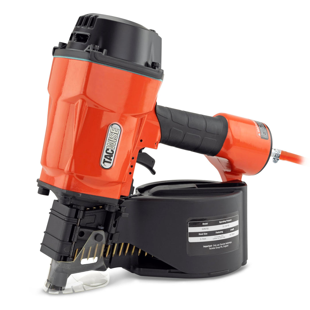 Tacwise GCN70V 70mm Druckluft-Nagelspuler, orange