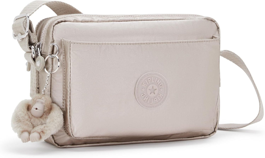 Kipling Damen Abanu M Tasche, Metallic Glow, 24x17x9 cm (B x H T) EU, Metallic Glow