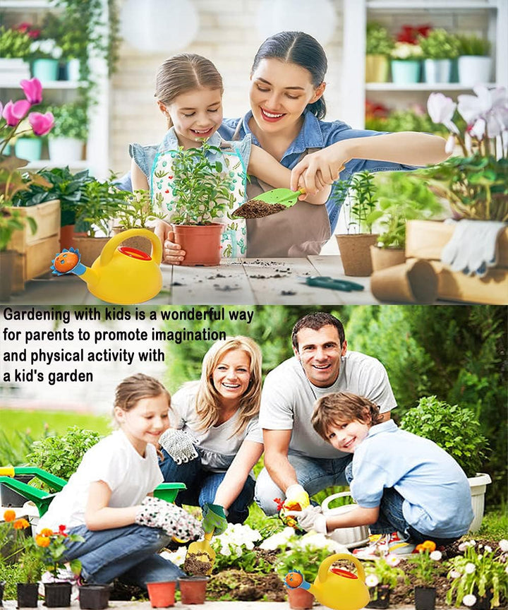 XINNIAN Gartengeräte für Kinder Gartenwerkzeug für kinder 18 Stück Gartenspielzeug Set für Kinder Ju