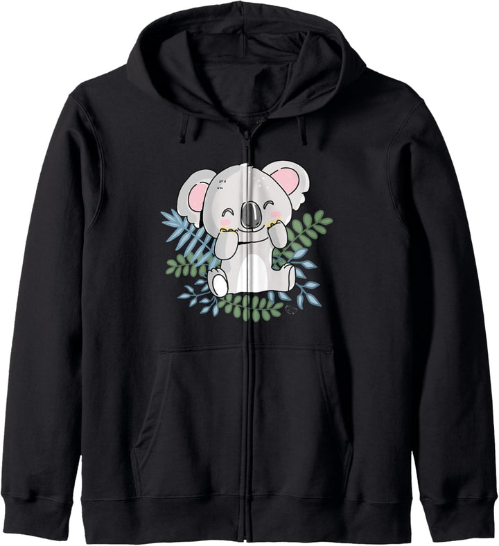 Niedliche Koalabärenzeichnung, australisches Geschenk Kapuzenjacke