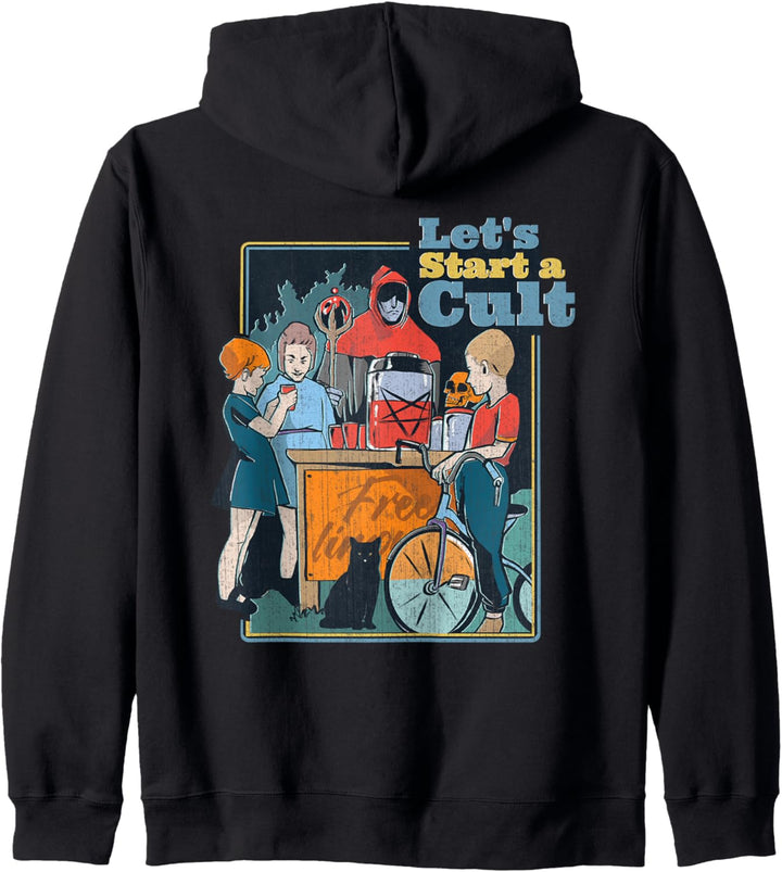 Let's Start A Cult Lustiges Vintage-Kinderspiel Dämonen Geschenk Kapuzenjacke
