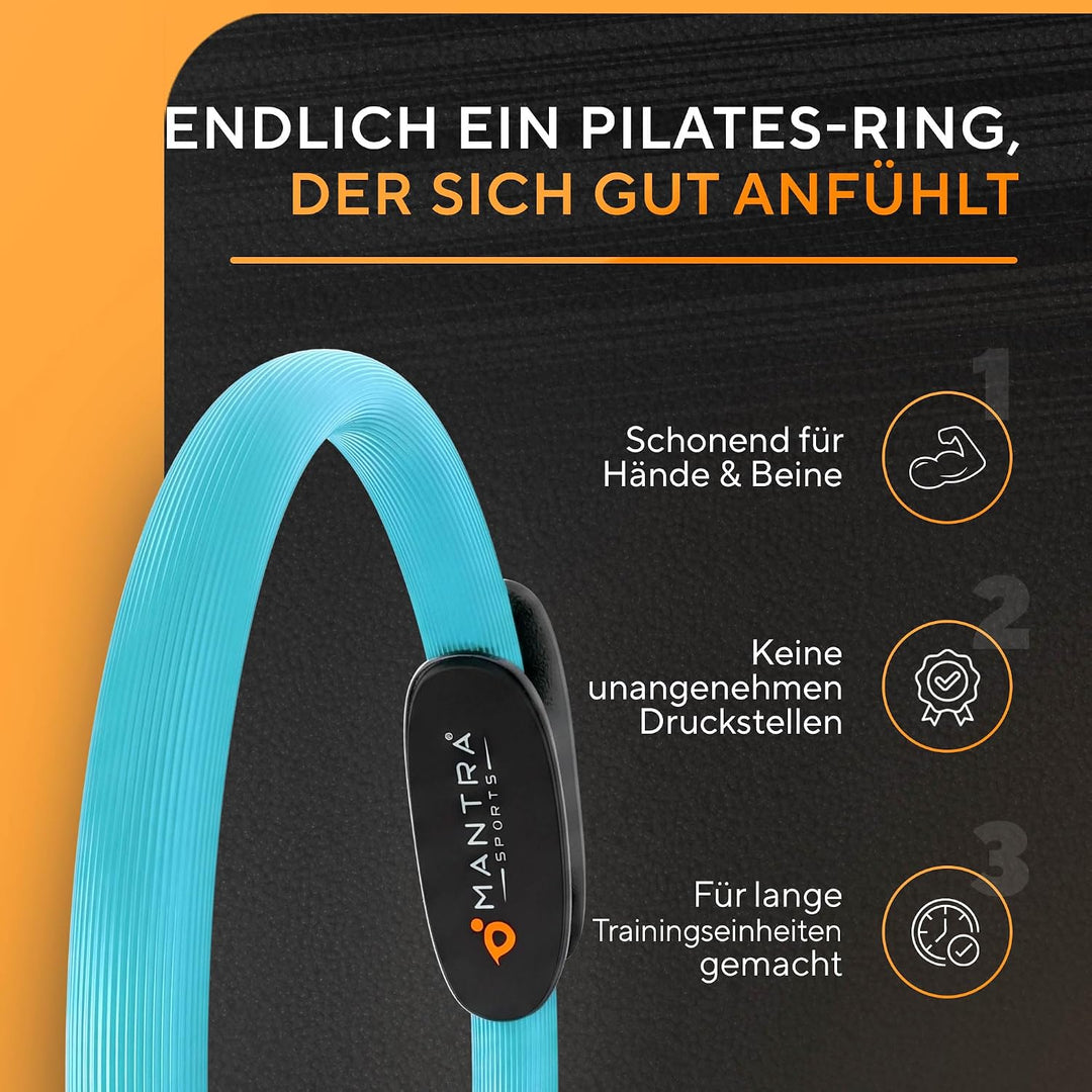 MANTRA SPORTS Pilates Ring Fit Fitness Ring Beckenbodentrainer für Frau &amp; Männer, Beckenboden Traini