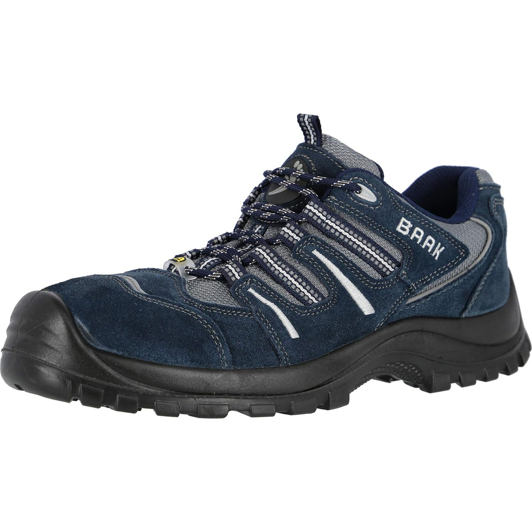 BAAK Sicherheitsschuhe Paul Sports S1P, ESD Halbschuhe, Grösse 38, blau, 7003 38 EU, 38 EU