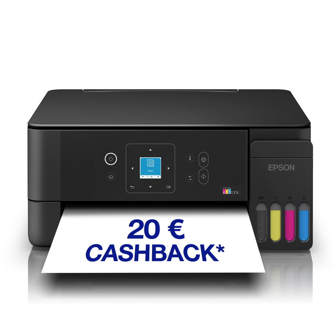 Epson EcoTank ET-2922 | Für vielbeschäftigte Haushalte | Wi-Fi | A4 | Drucken, Kopieren, Scannen | L